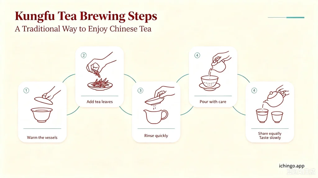 Gongfu Cha Steps