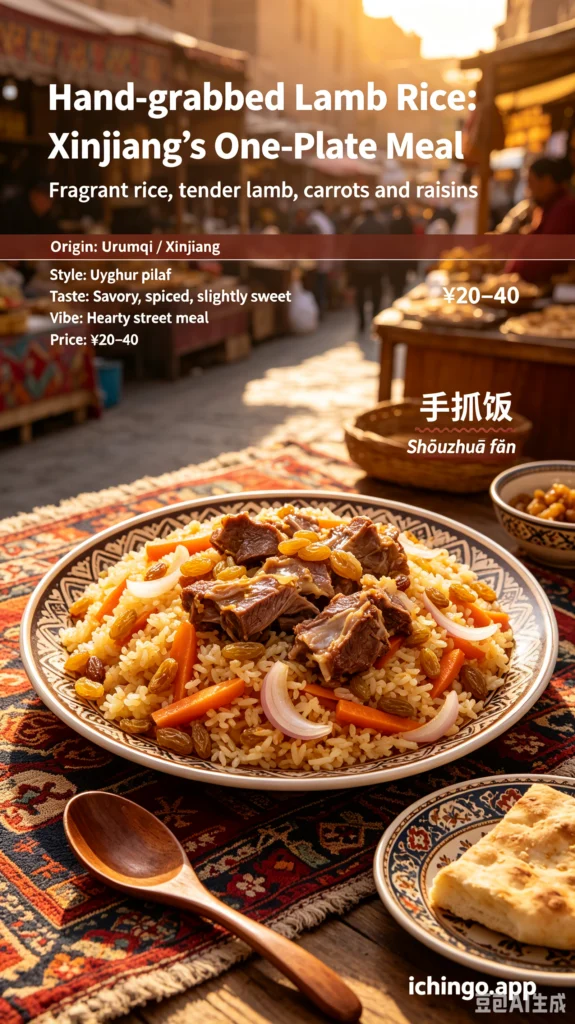 Hand-grabbed Lamb Rice